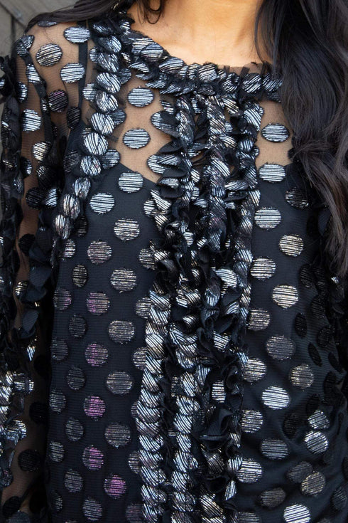 Bennett Blouse - Disco Dot